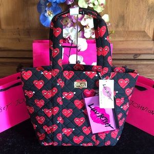 ❤️SALE❤️ BETSEY JOHNSON HEART TOTE BAG